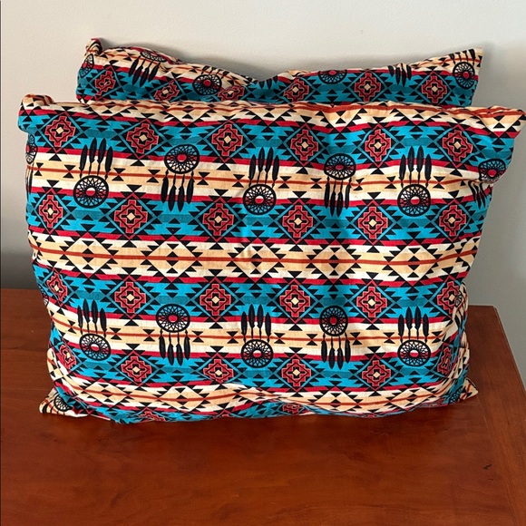 unbranded Other - 2 Bohemian Native American Dream Catcher pillows turquoise bundle set